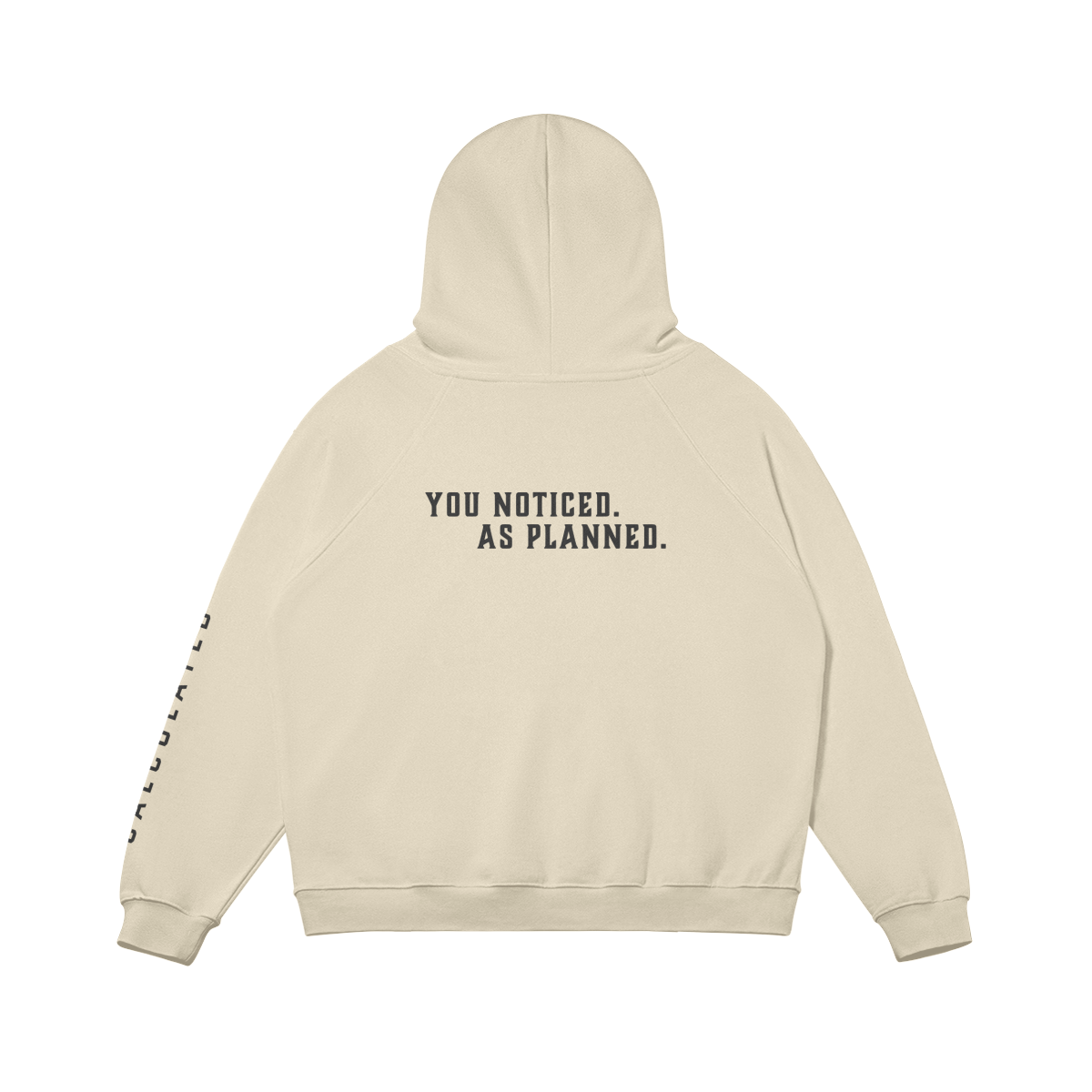 oversized light hoodie velvet htv sleeve print